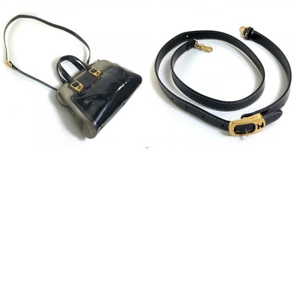 Authentic FENDI Enamel Crossbody Shoulder chameleon 2WAY Shoulder Bag Hand Bag - Picture 10 of 10